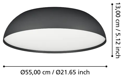 Eglo 900407 - LED RGBW Dimmelhető mennyezeti lámpa TOLLOS-Z 3xLED/11W/230V