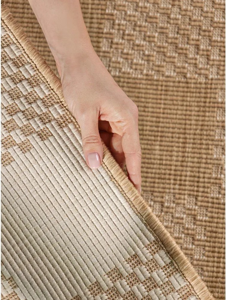 Krémszínű-natúr színű kültéri-beltéri szőnyeg 200x300 cm Haringey Dorothy – Ted Baker