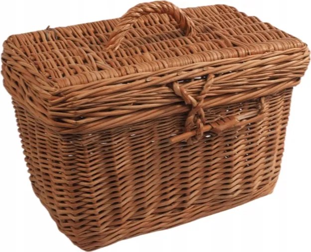 Piknik kosár Fonott piknik láda Közepes