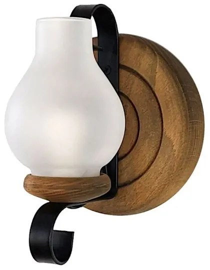 Brilagi - Fali lámpa ROATA APLICA 1xE14/40W/230V bükkfa