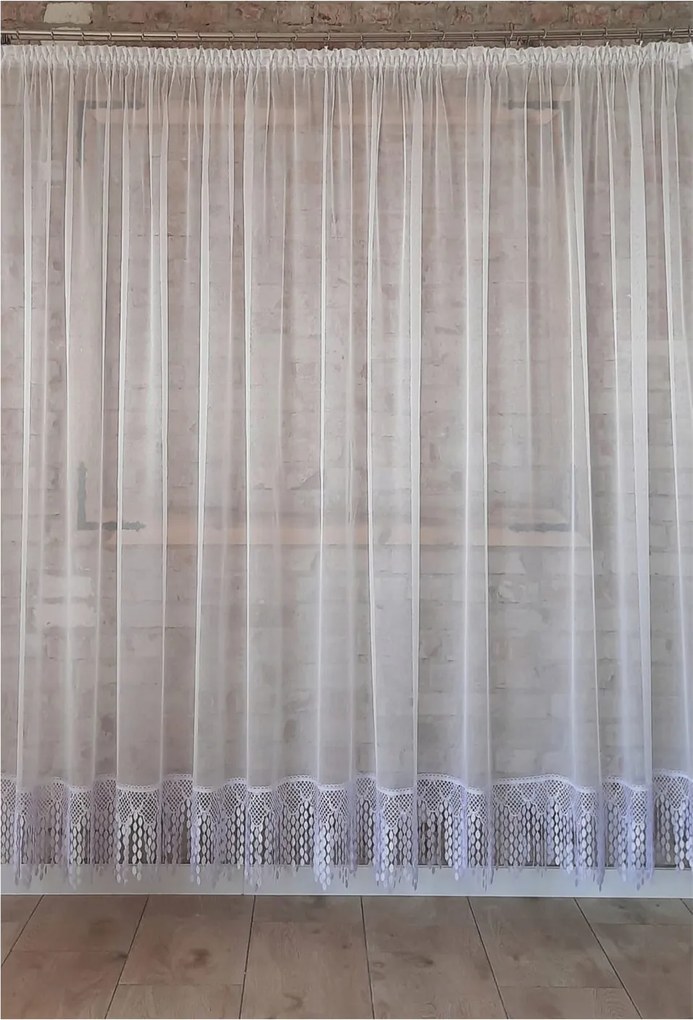 Függöny 500x220 erkély,napellenző, gipiura 30 cm