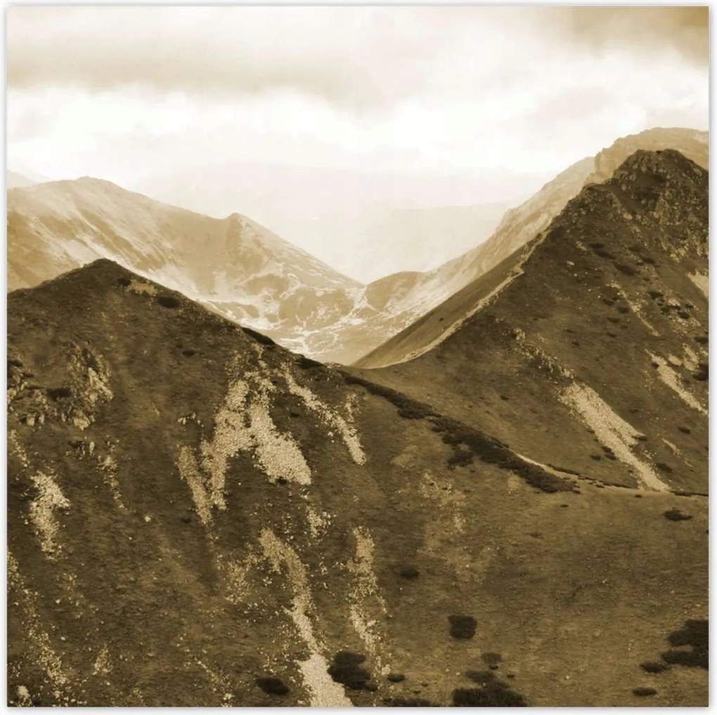 Poszterek 30x30 Tátra Lengyel hegyek Kilátás