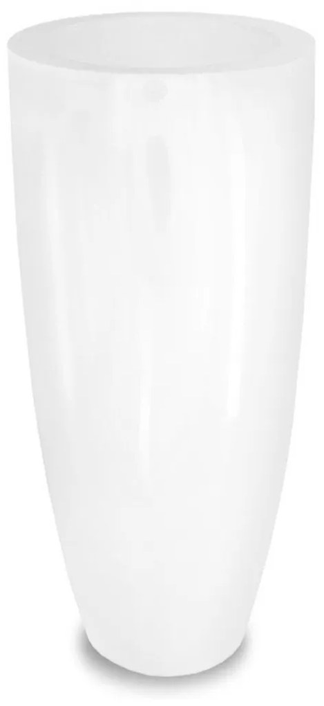 Váza műanyag fehér 91X36.5X36.5cm