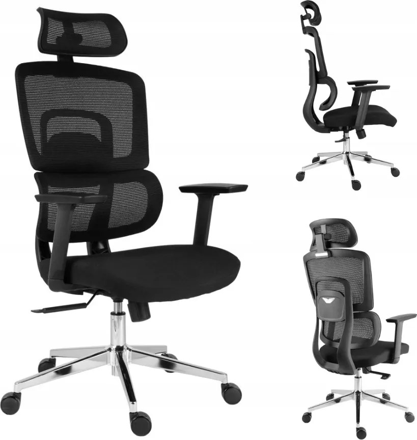 Neoseat Gary ergonomikus irodai szék, fekete