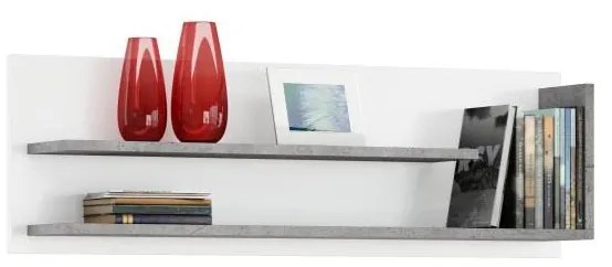 FRED polc fehér/szürke