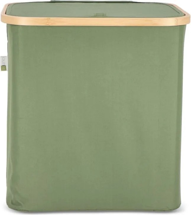 Ruháskosár NOLVIO 50 L, zöld