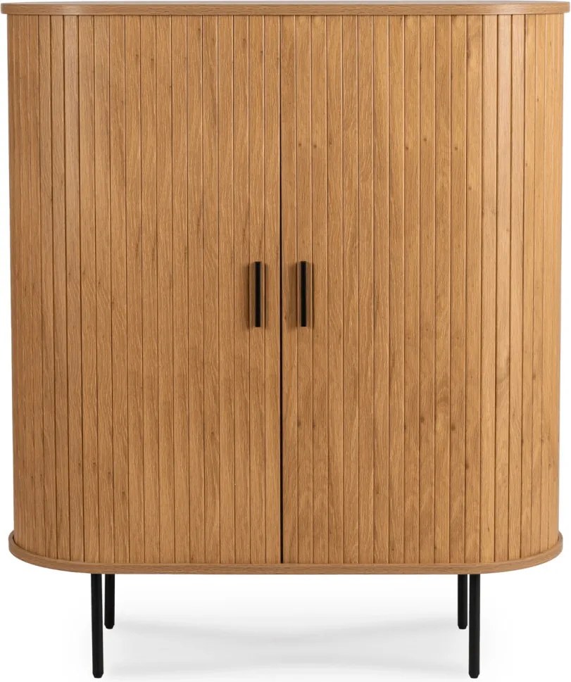 Komoda TRISH 100 cm Dwudrzwiowa Rozsuwana Dąb