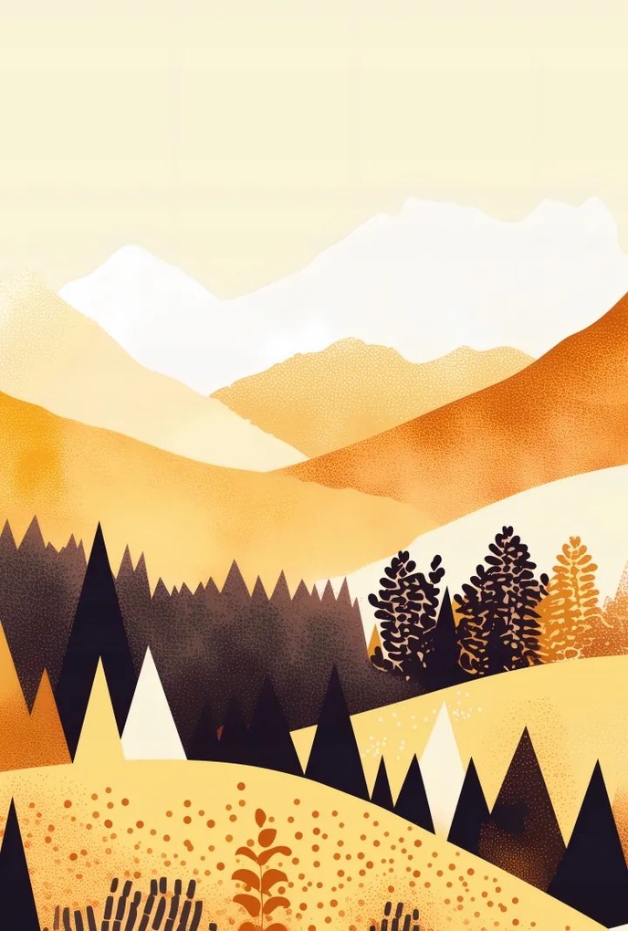 Poszter 67,5x100cm Arany Nyugat virágzásban