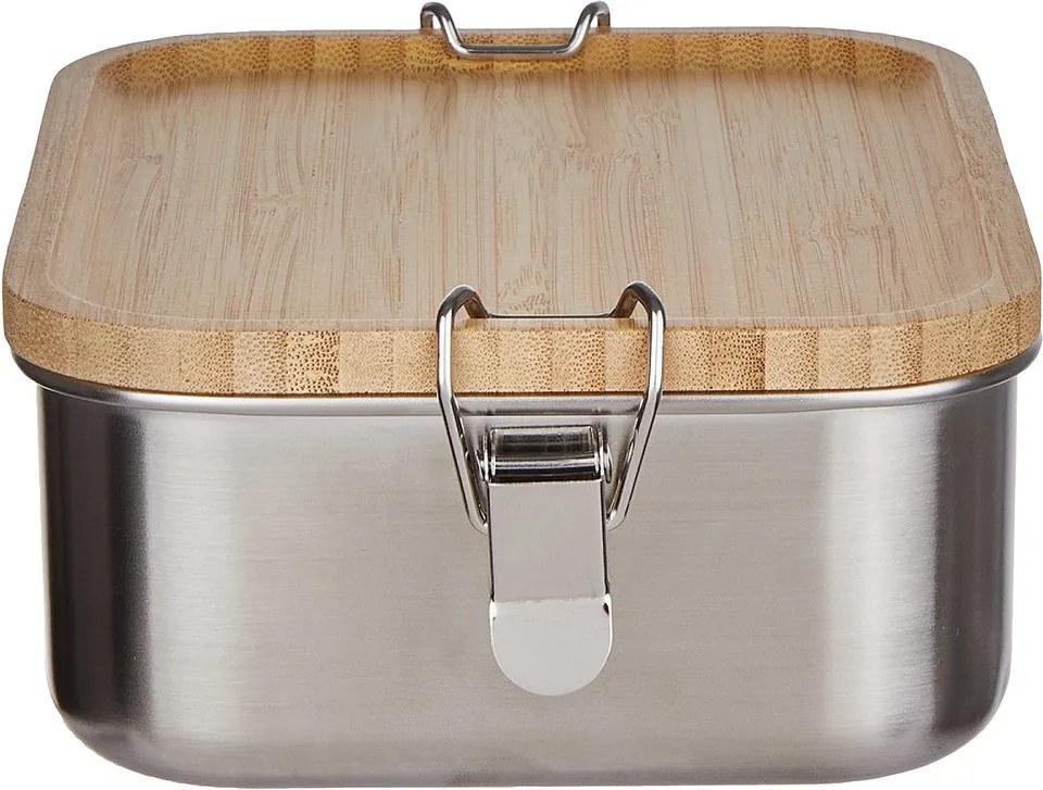 BENTO rozsdamentes acél uzsonnás doboz, ezüst 1,2 l