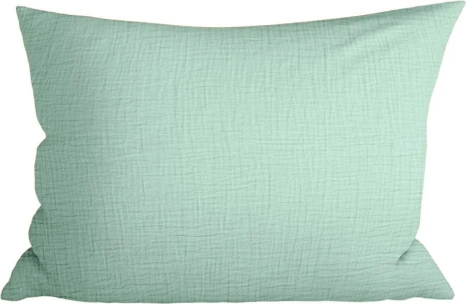 Muszlin párnahuzat MUSSARI 70x90 cm, Mentás