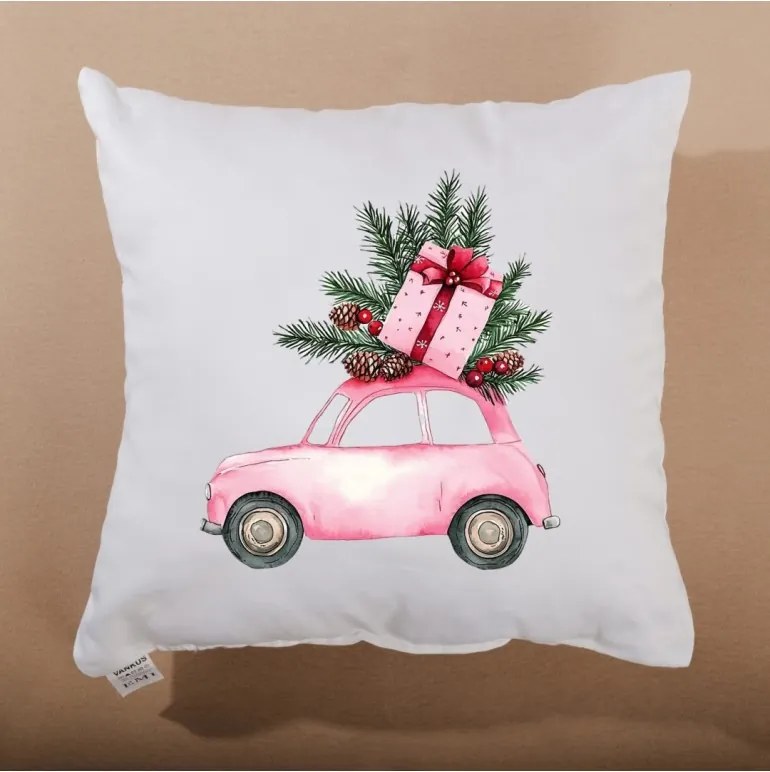 EMI Candycar karácsonyi díszpárna 40x40 cm