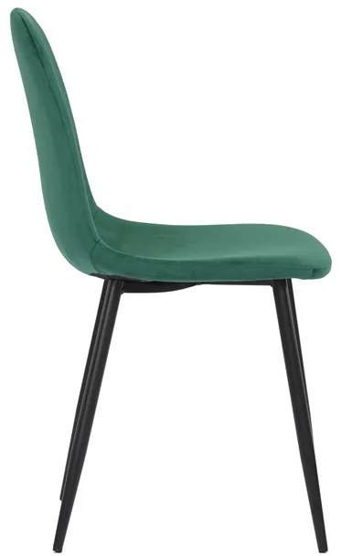 Zöld Bársony Étkezőszék. CT-971 GRN4