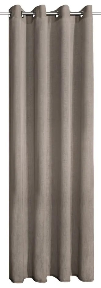 Barna függöny 140x245 cm Struktura Uni – Sehlbach