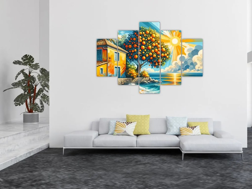 Kép - Ház narancsokkal I. (150x105 cm)