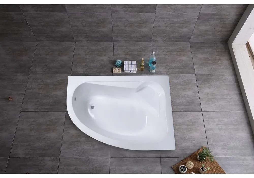 Nizza aszimmetrikus kád jobb 150x100 cm