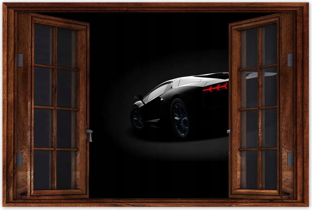 Poszterek 120x80 Fekete autó Autó