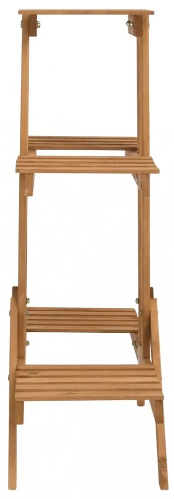 fenyőfa virágtartó állvány 83 x 25 x 83 cm