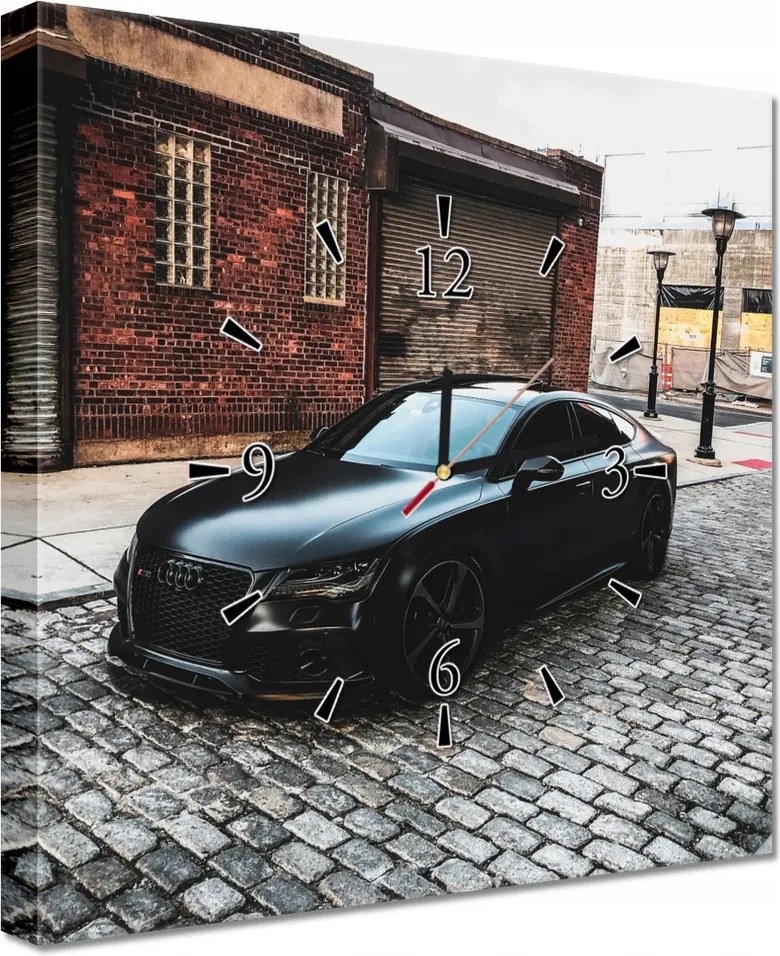 Falióra 40x40 fekete Audi Rs