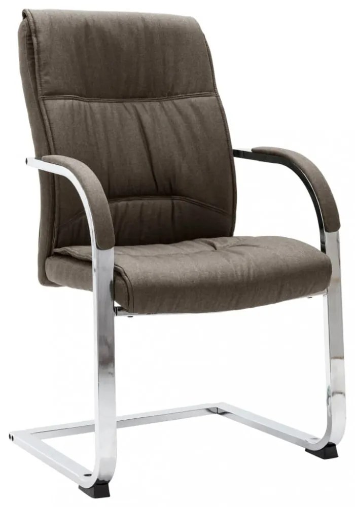 Tópszínű konzolos szövet irodaszék