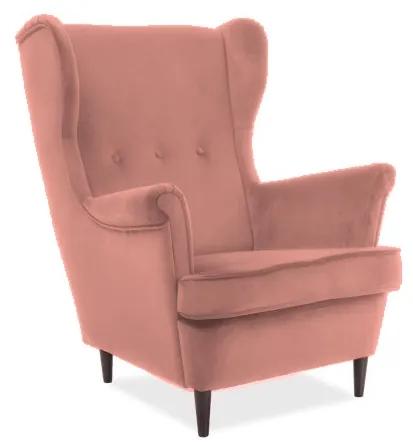 ARISTO Velvet fotel, 81x101x85, bluvel 52