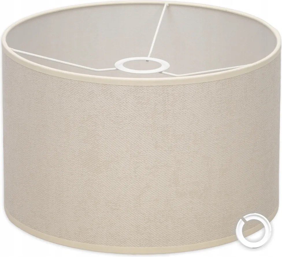 Tartós fényes lámpabúra Ekri 30 20 cm Lámpabúra Krém Bézs