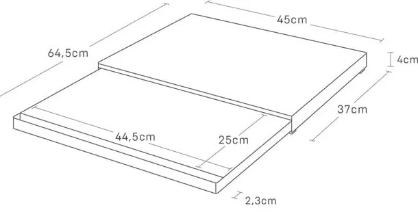 Fém kiegészítő polc Tower – YAMAZAKI