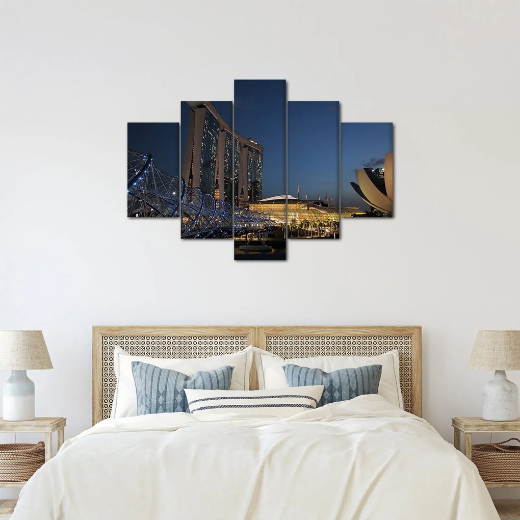 Modern metropolisz képe (150x105 cm)
