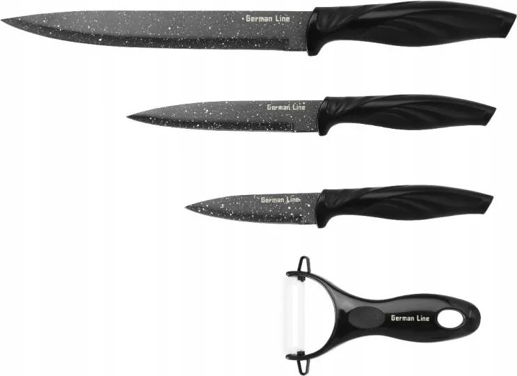 Konyhai Késkészlet 4db-os szett Márvány German Line