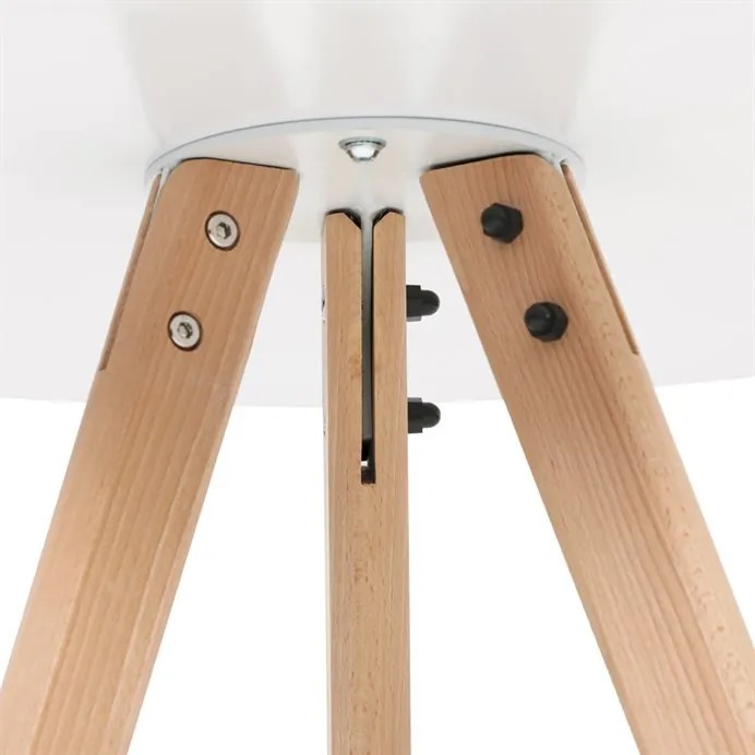 Fehér MDF Étkezőasztal 70×70 cm. DT-320 WT