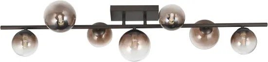 Brilagi - LED felületre szerelt csillár MILLA 7xG9/3W/230V barna/füstbarna