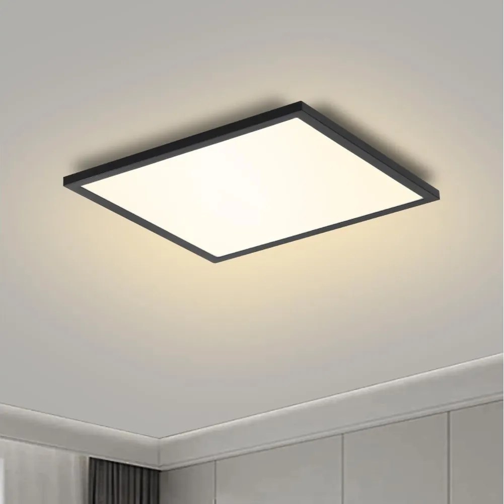 Brilagi - Dimmelhető SLIMFRAME LED/25W/230V 30x30 cm fekete + távirányító