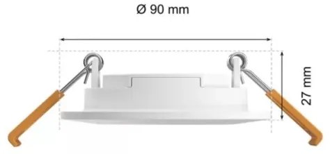 Philips - LED RGBW Dimmelhető fürdőszobai beépíthető lámpa Hue SLIM LED/8,3W/230V IP44