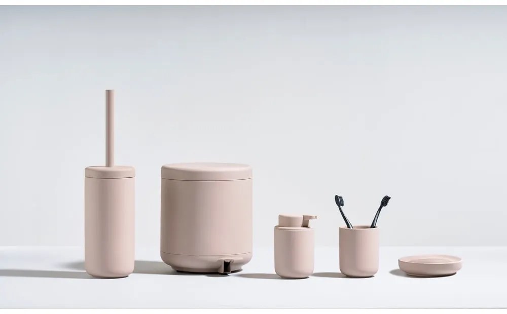 Világos rózsaszín porcelán szappantartó Ume – Zone