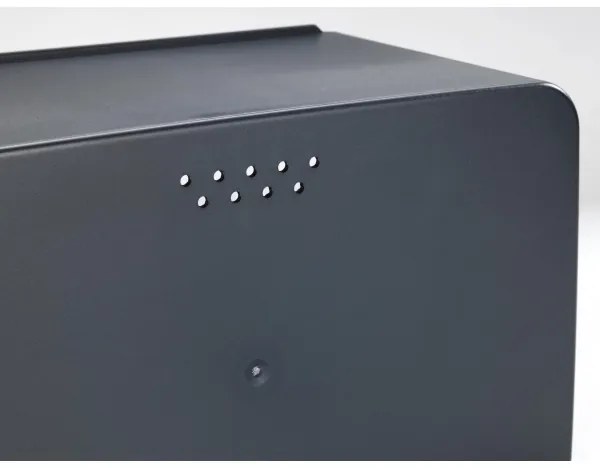 WENKO 54098100 - KUBO kenyértartó 35x26,5 cm fekete/barna