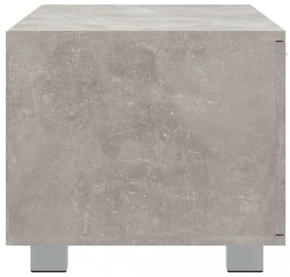 betonszürke szerelt fa TV-szekrény 140 x 40,5 x 35 cm