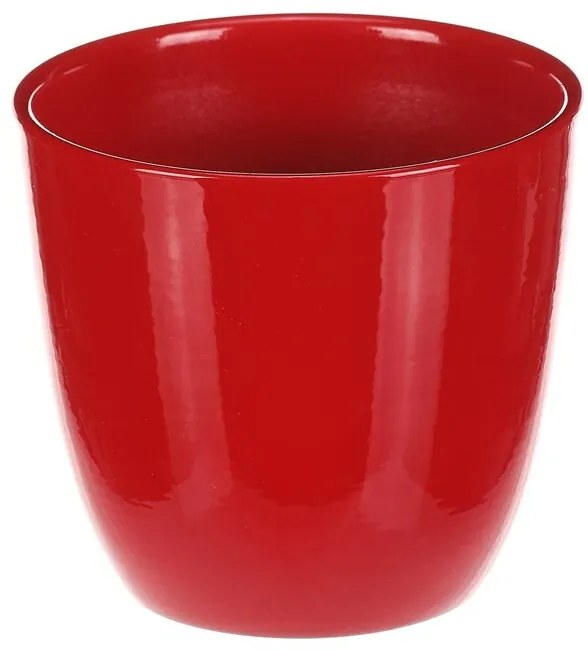 Kerámia virágtartó Terakota, átmérő 10 cm, piros