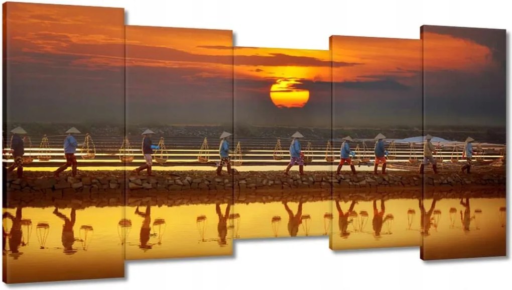 Festmények 150x80 Kilátás Tájkép