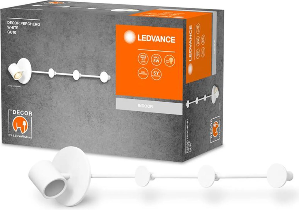 Fali lámpa Dekoratív fali lámpa Falra szerelhető lámpatest GU10 Fehér Dekor