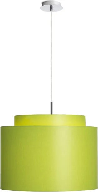 RENDL DOUBLE 40/30 lámpabúra Chintz lime/fehér PVC max. 23W
