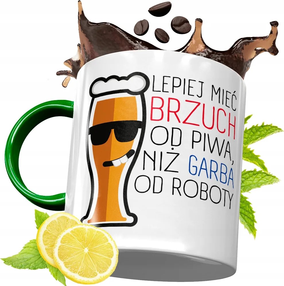 Zöld Vicces Bögre Születésnapi Ajándék fényképes nyomtatással