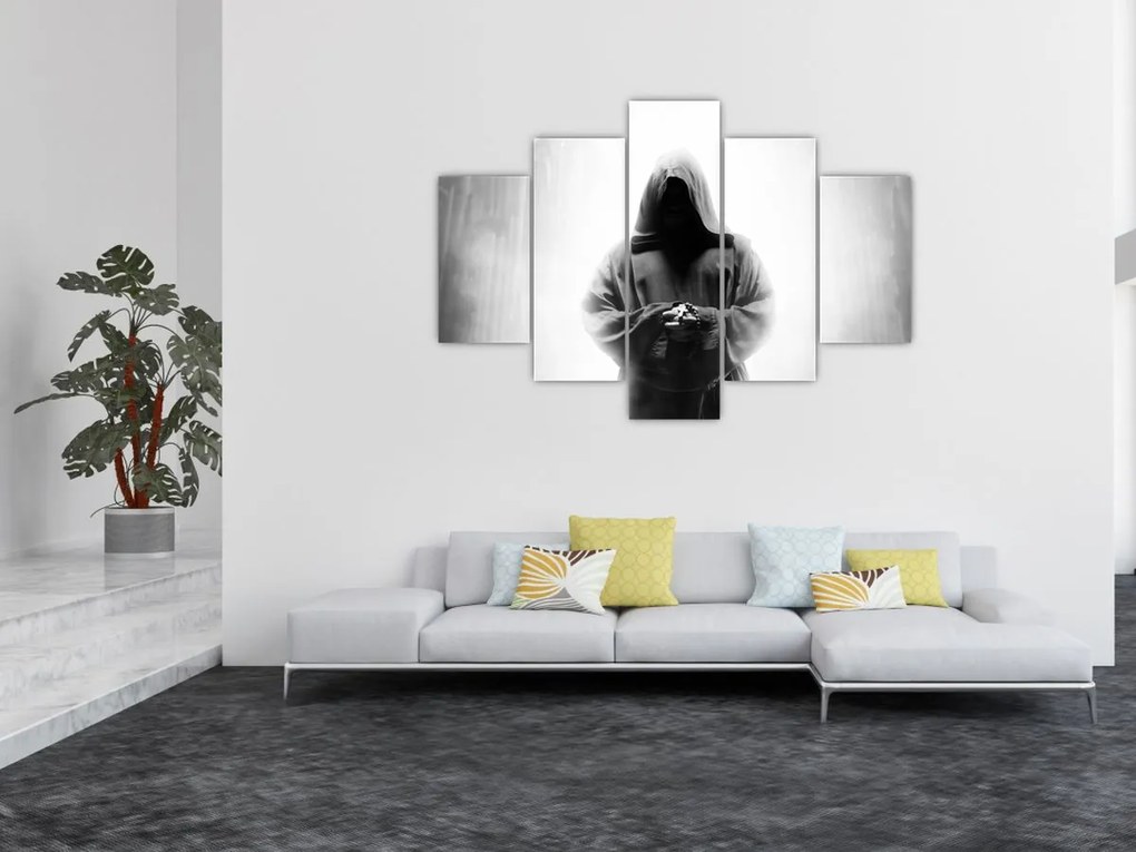 Kép - Egy szerzetes egy kolostorban (150x105 cm)