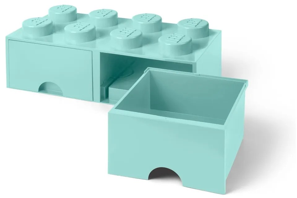 Mentolzöld 2 fiókos tárolódoboz - LEGO®