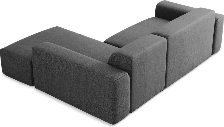 Szürke sarokkanapé (jobb oldali-heverő résszel) Keli – Makamii