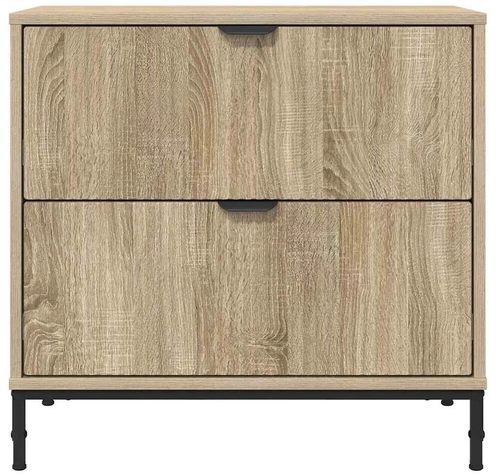 Éjjeli asztal fiókkal sonoma tölgy 63.5 x 36 x 61 cm Faanyag