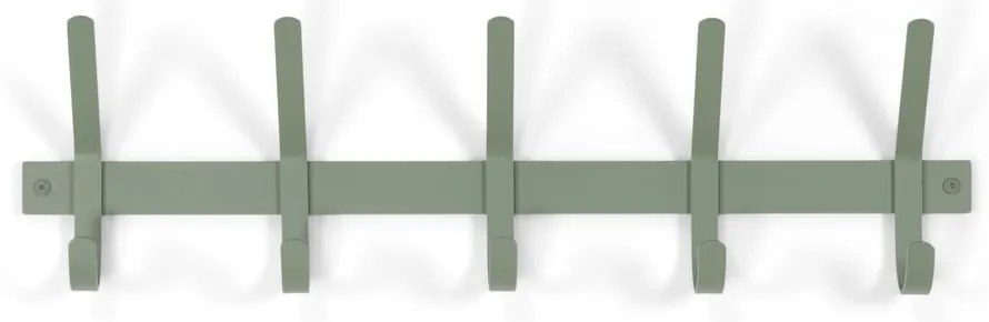 Szürkészöld fém fali fogas 70 cm Dexter – Spinder Design