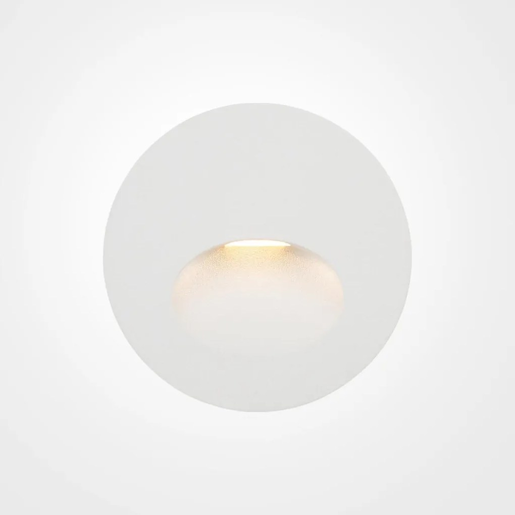 MAYTONI O015SL-L3W3K BIL Kültéri Falba Építhető Lámpa Fehér LED