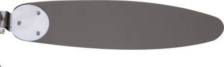 Globo 0308 Mennyezeti ventilátor króm,matt króm test, bükk,grafitszürke MDF lapát, üveg búra, 1X60W E14, 50Hz, 3 fokozatú, 2 irányú forgás,láncos húzókapcsolóval