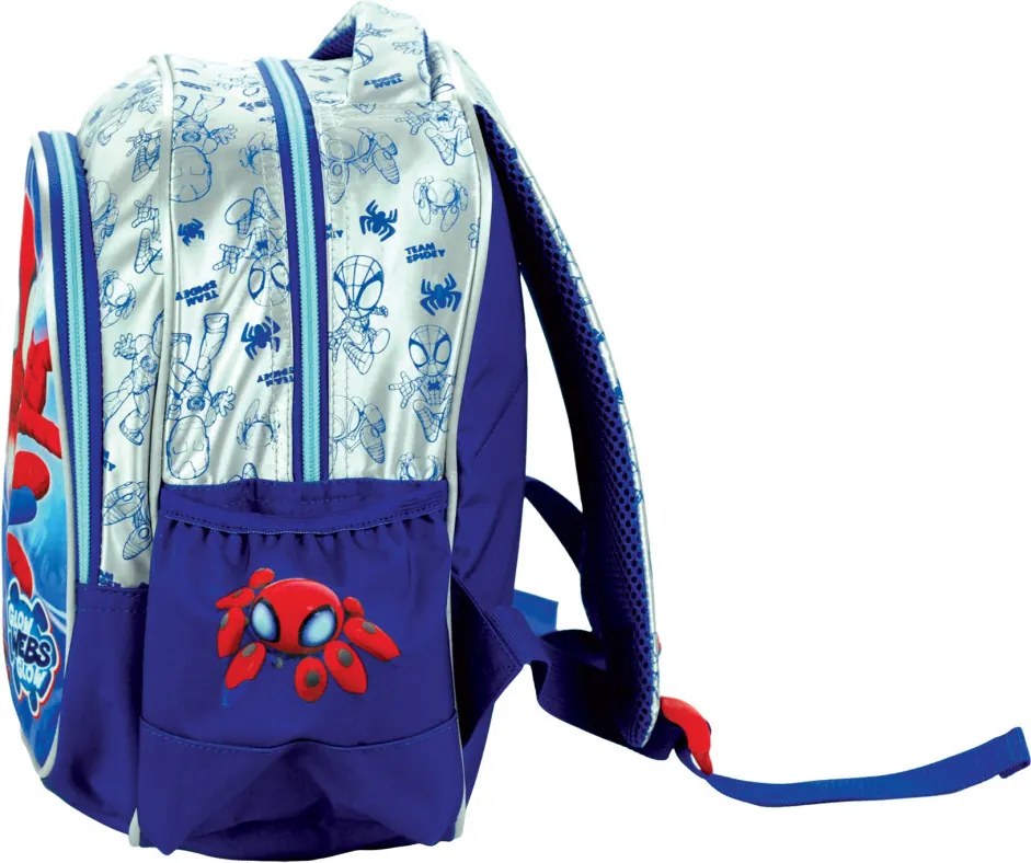 Pókember Spidey Glow hátizsák, táska 31 cm