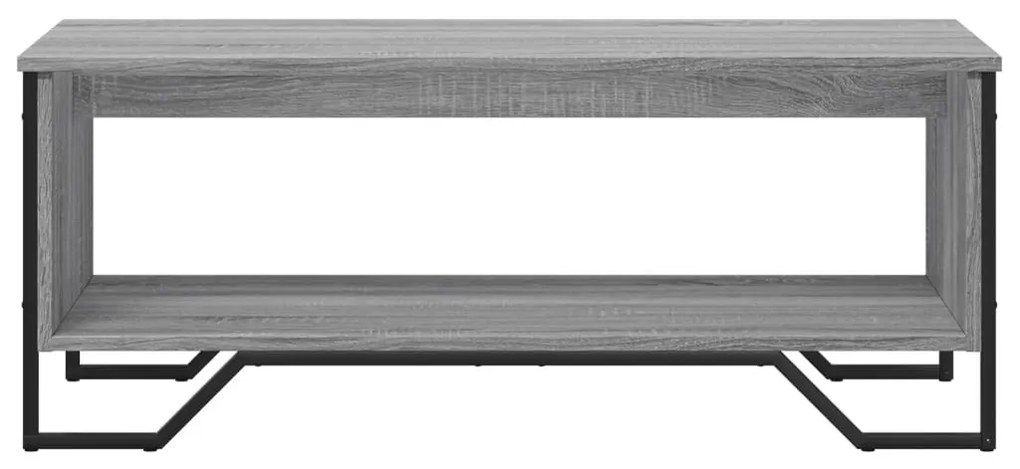 vidaXL szürke sonoma színű szerelt fa dohányzóasztal 100 x 51 x 40 cm