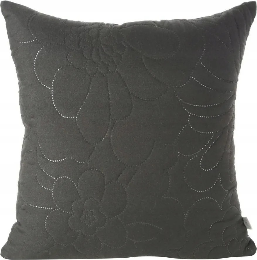 Párnahuzat 40x40 Alara 4 fekete, virágos